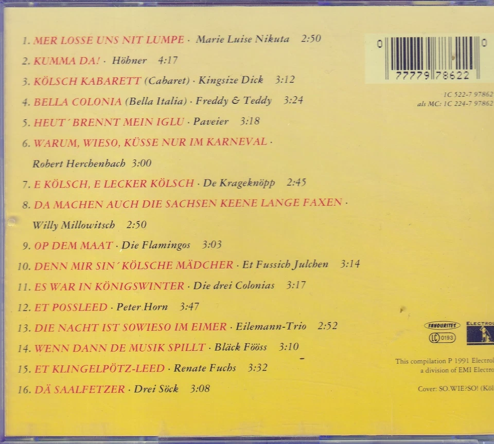 -0701- Super Karnevals-Raketen - Karneval der Stars -CD- nahezu neuwertig - Bild 2 von 2