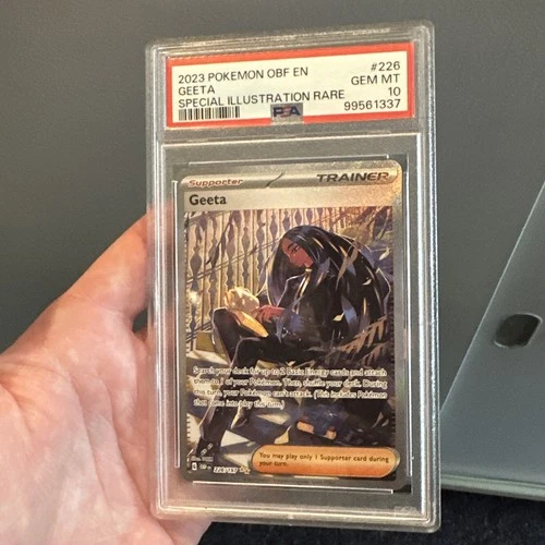 Pokémon Geeta 226/197 Obsidian Flames Special Illustration Rare PSA 10 Full Art