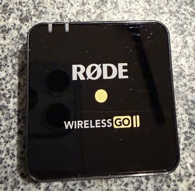 Transmitter Rode Wireless GO II 2 dual wireless microphone TX mic black