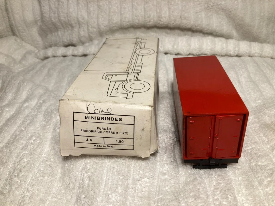 Rare JUE Minimac Brasil Scania Vabis Truck Container Beba Coca Cola 1:50 NIB - Image 4 of 4