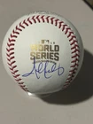 John Lackey Signed 2016 World Series Baseball JSA Cubs Rawlings