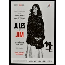 manifesto JULES E JIM francois truffaut jeanne moreau cineteca cinema film W33