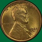 1944-D Lincoln Wheat Cent Brilliant Uncirculated BU Coin #41222