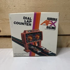VTG - AURORA AFX MECHANICAL LAP COUNTER # 1493 Red/Blue HO SLOT CAR - NOS - Box