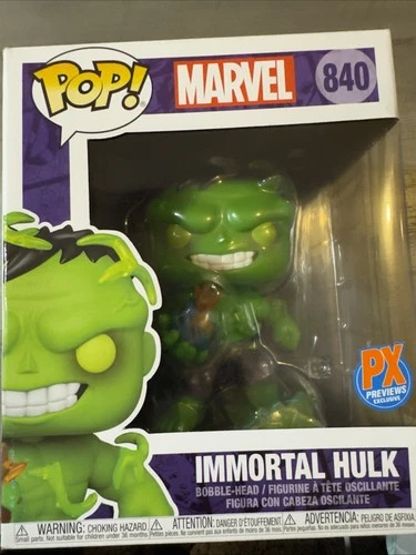 Funko Pop! Vinyl Super 6": Marvel - Immortal Hulk (Super) (Glows in the Dark)...