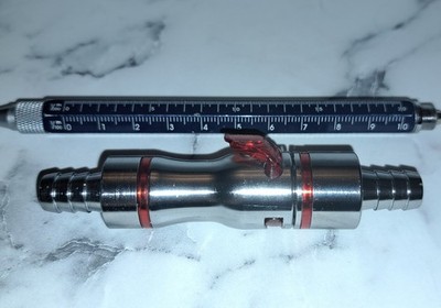 Schnellspanner Trenner No Drip Everis CPC LQ4 10,5mm 3/8'' Widerhaken rot Kraftstoff Paar