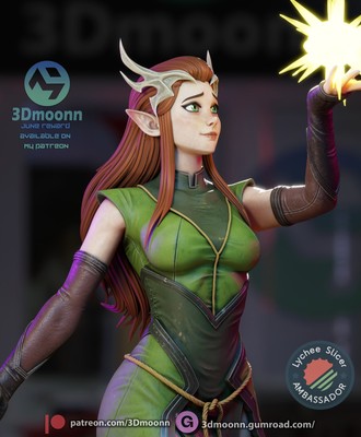 Vox Machina   Keyleth | Resin Figur Fanart Statue Modell