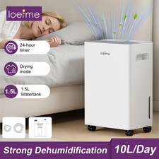 LOEFME 10L/16L Dehumidifier For Mould and Moisture Extraction Quiet 38dB - 25㎡