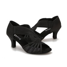 Ballroom Dance Shoes Women Latin Salsa Practice Dancer Shoes 2.5'' Heels YT02