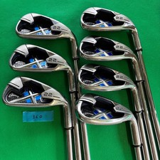 Callaway X-22 X22 Iron Set 7pcs 5-Pw,Aw Stiff NSPro 950GH Steel Shaft Golf Clubs