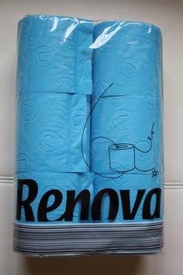 Renova Toilettenpapier 6 Rollen blau / NEU! / Klopapier / Bad / WC / Toilette