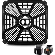 9x9 Inch Air Fryer Tray Replacement Grill Pan Crisper Plate Rack Accessories