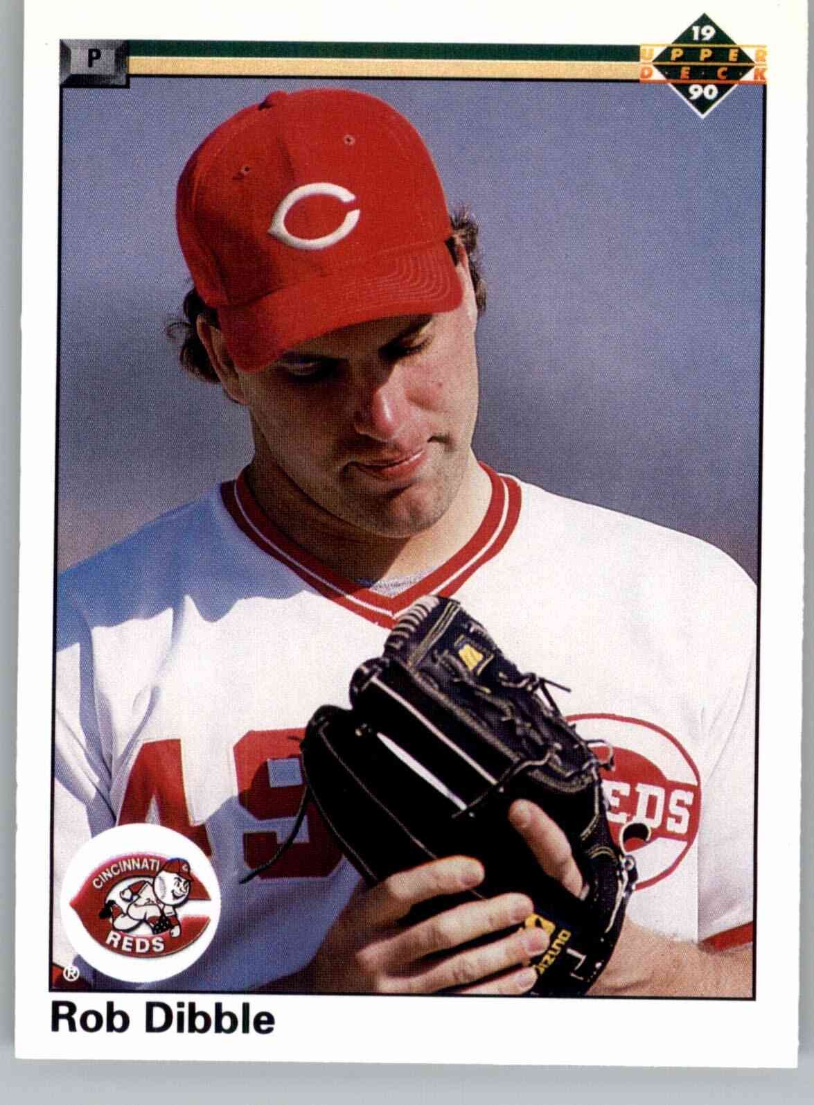 1990 Upper Deck 586 Rob Dibble  NM Cincinnati Reds