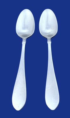Oneida SATIN VERTEX Stainless CHINA -  Set of 2 Teaspoons 6 3/8''