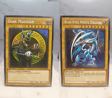 Blue-Eyes White Dragon  Dark Magician Bandai Art - Secret Rare Card Set