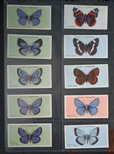 Set 50 British Butterflies W D & H O Wills Cigarette Cards 1927 