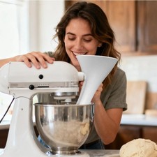 NEW Flour Funnel For Kitchen Aid Mixer Flour ...