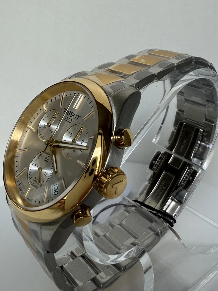Tissot PR 100 Chronograph Quartz Two Tone Steel Men's Watch T1504172203100 40mm. - Image 2 of 4