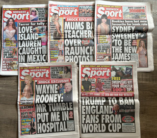 5 Complete Midweek & Weekend Sport newspapers 2025 6 Page 3 Girls