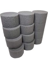 12x Dry Floral Foam Cylinders | Round Foam Blocks for Artificial Flowers & Craft