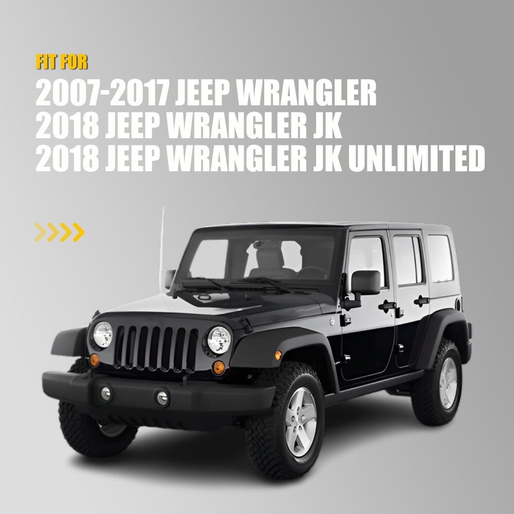 Kit D'Étanchéité Toit Rigide 17PCS 68026937AB Pour Jeep Wrangler JK 2007-2018 - Joints Mousse Bloqueurs