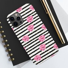 Cute Girly Trendy Aesthetic Shockproof Tough Phone Cover Case