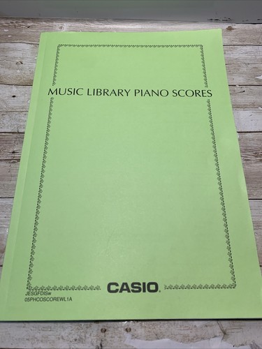 Casio Music Library Piano Scores Book of Classical Sheet Music. Very Good - Picture 1 of 11