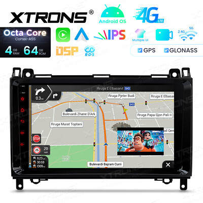 XTRONS 9  Autoradio Android 14 4G+64GB GPS Navi für Mercedes W245 W906 Vito W639