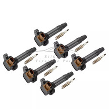 6x Bobine Accensione + Candele UF646 Per Ford Explorer 2011-2018