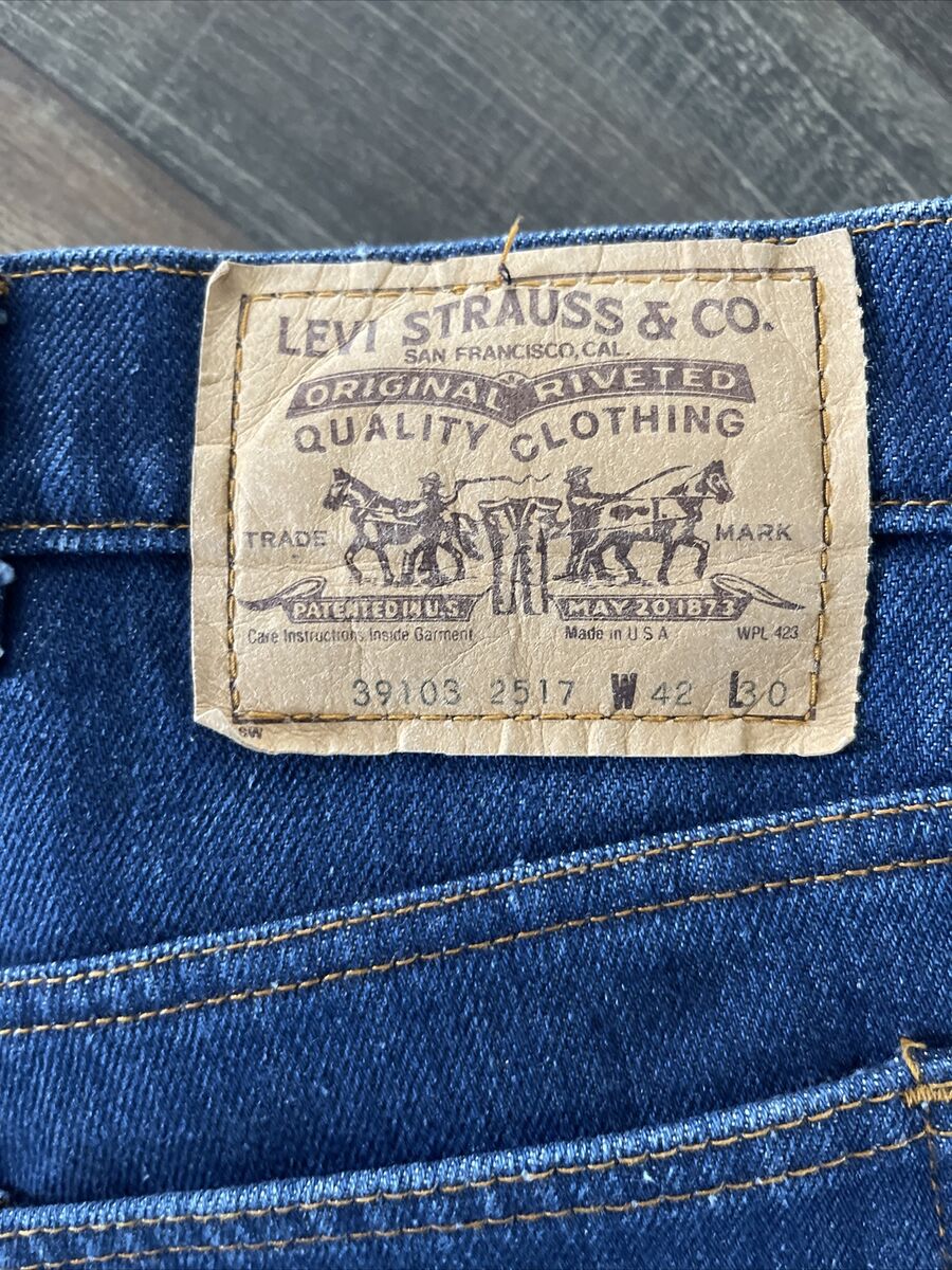 Vintage Levi's Orange Tab Made in USA #39103 2517 Lined Vintage Levi's Orange Tab Made in USA #39103 2517 Lined
