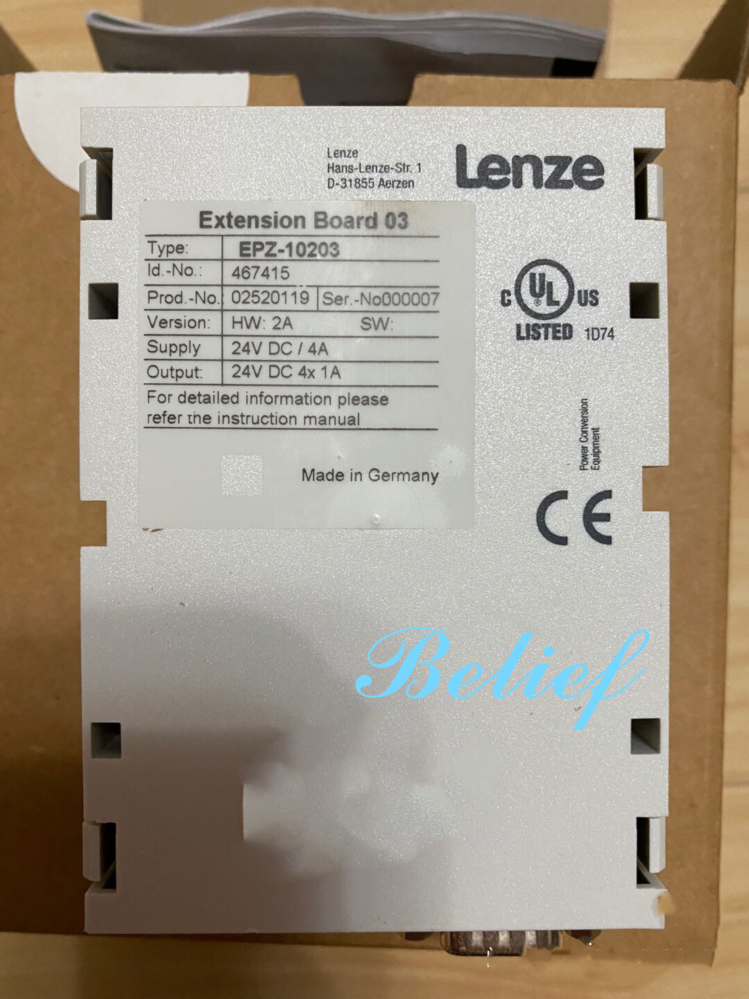 1pc Lenze EPZ-10203 Brand New Module Via DHL or FedEX