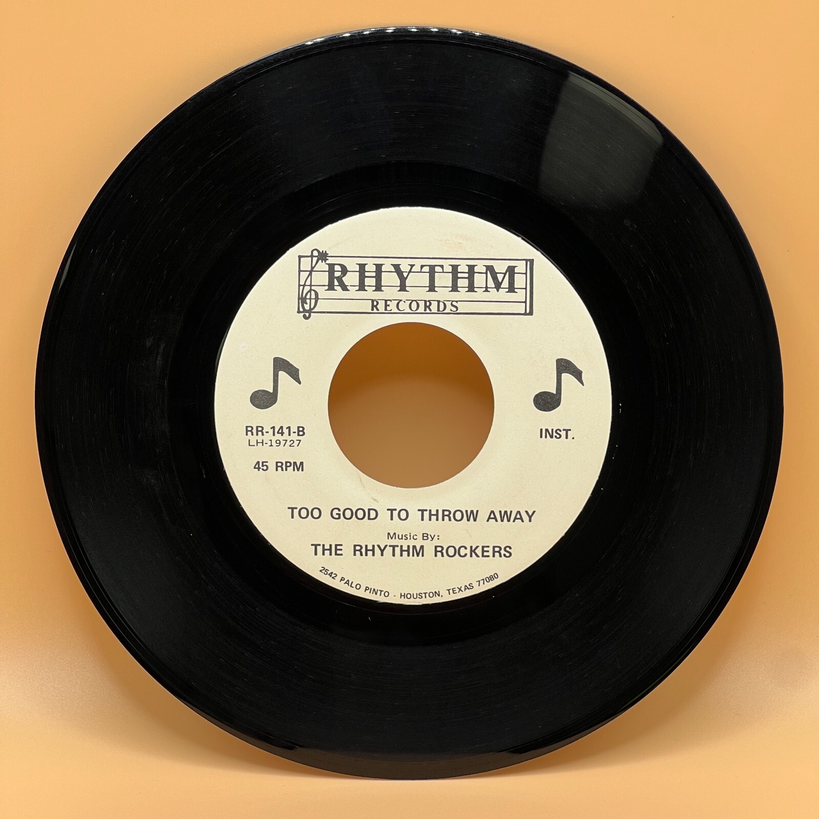 The Rhythm Rockers Too Good To Throw Away 45 Rpm 7" Rockabilly Promo