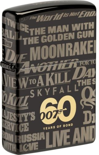 Lighter Zippo 60th Anniversary James Bond Limited Edition - Afbeelding 1 van 3
