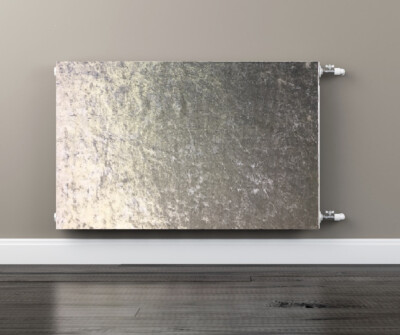 Silver Crushed Velvet - Magnetic Radiator Cover - Radwrap | eBay UK