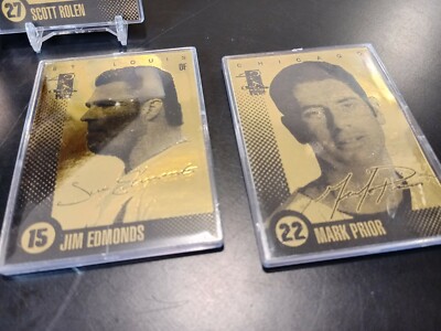 Huge MLB Lote officially licenced LASER LINE GOLD CARD exclusive