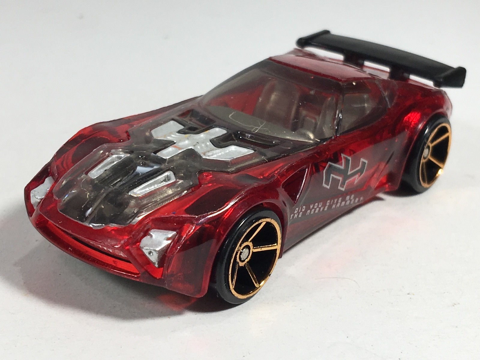 Hot Wheels 2015 Nerve Hammer Translucent Red HW X-Raycers Series Malaysia Loose
