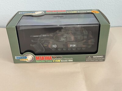 Dragon Models, 1:72 scale, M1A1HA Abrams w/Mine Plough, Bosnia 1996, #60017