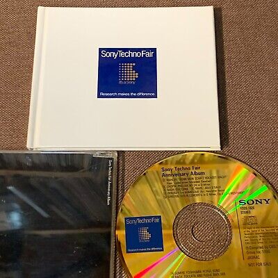 Promo-only SONY Techno Fair Anniversary JAPAN 24k GOLD CD Promo-only SONY Techno Fair Anniversary JAPAN 24k GOLD CD