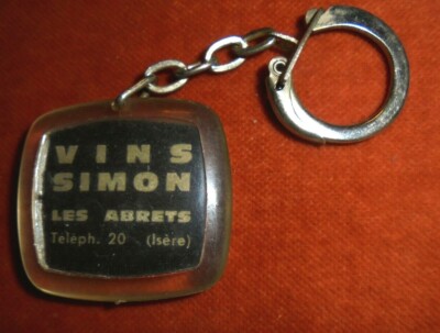 SIMON LES ABRETS ISÈRE + Tacot Renault Populaire 1907 wine key ring