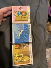 Vintage 1977 Grosset Topsy Turvy Tales Twistable Reading Blocks Fairytales Toy