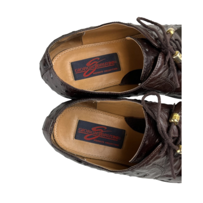 Giorgio Brutini Dark Brown Textured Oxfords Giorgio Brutini | Shoes | Giorgio Brutini Dark Blue Leather  main image 2