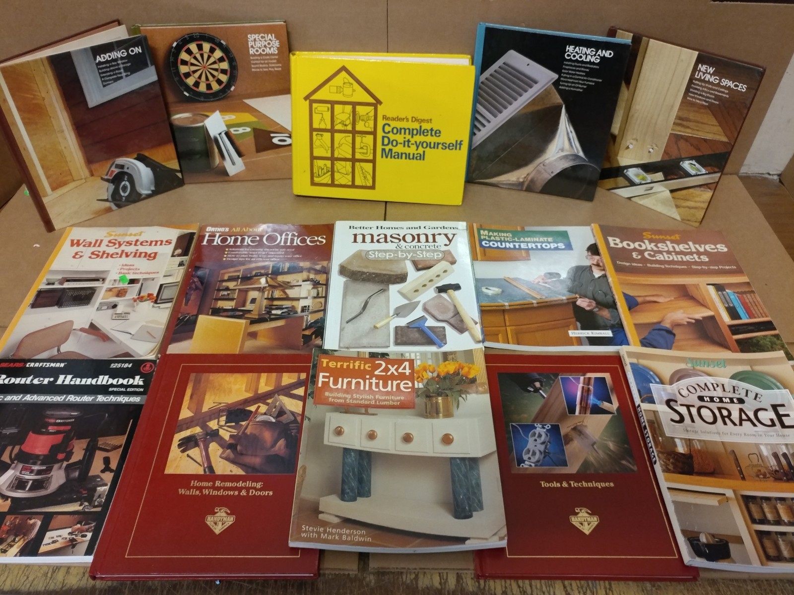 Lot of 10 DoItYourself Howto Remodel Handyman Home Repair Books