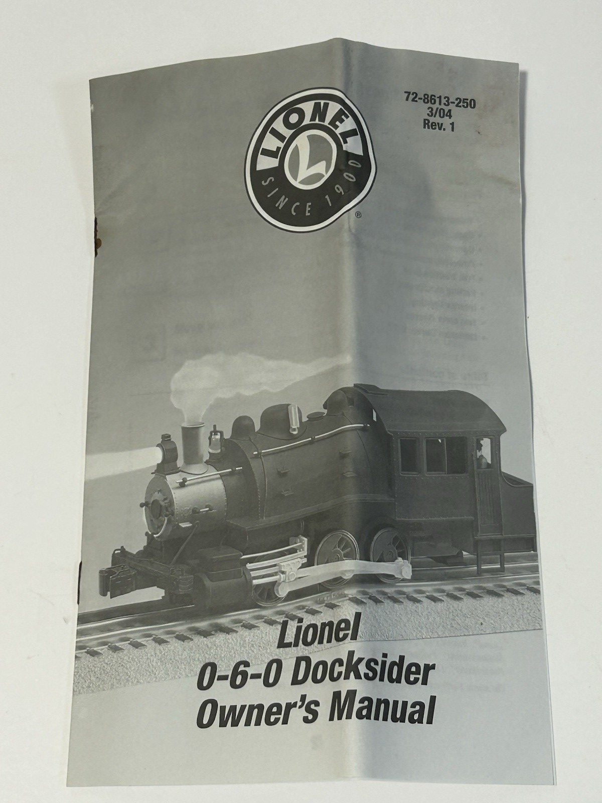 Dockside Tank Engine Lionel O 6-38601 #1 Black Dockside Switcher Steam Locomotive Engine ...