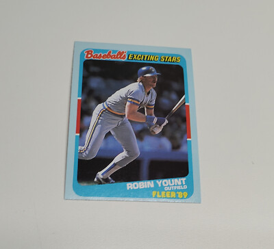 ROBIN YOUNT BREWERS 1989 FLEER EXCITING STARS #44 Milwaukee Brewers HOF
