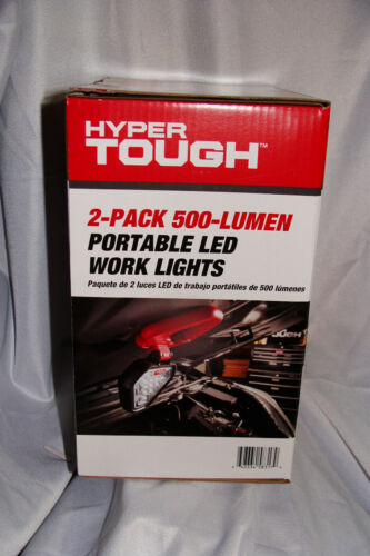 HyperTough 2-pack 500 Lumen Portable LED Work Light Model LM58317-2 Battery Op - Picture 5 of 5