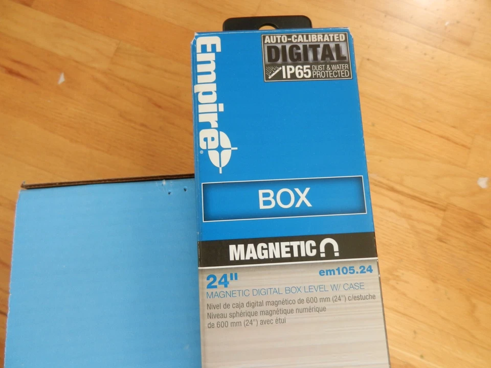 Empire Magnetic Digital Box Level Leveling Measuring Tool Case 24 Inch True Blue - Image 4 of 4