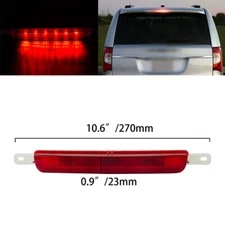 For Dodge Grand Caravan 2008-2017 3rd Third High Mount Brake Light Red Lens