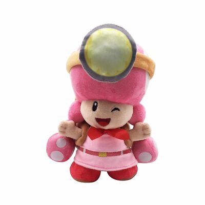 Toadette in Captain Toad Super Mario Bros Treasure Plush Toy