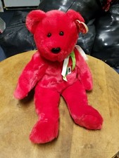 Ty Beanie Buddy Buddies  Osito  Red Bear 14  Tall Mexico Flag