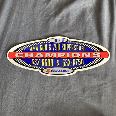 Gsx R750 Sticker ama 600 & 750 super sport champions SUZUKI sticker GSX-R600 & GSX-R750 ...